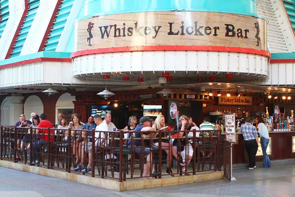 11 Great Places to Sit and People-Watch at Fremont Street Experience 1 Whiskey Licker Binions
