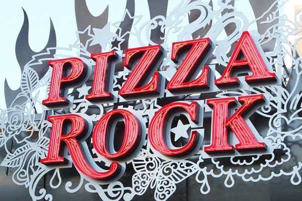 Accolades Highlight People, Places and Best Things to Do in Downtown Las Vegas 1 Pizza Rock Sign