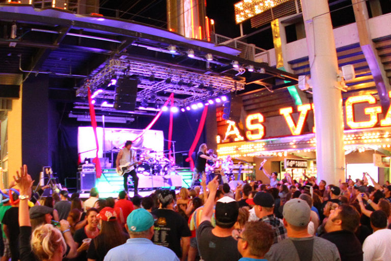 Fantastic Ways to Relax in Downtown Las Vegas on a Budget 5 Arena performing at Downtown Rocks Concert Series