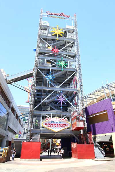 Things to Do in Las Vegas Now Include SlotZilla's Upper Zoomline 8 Slotzilla Googie Stars