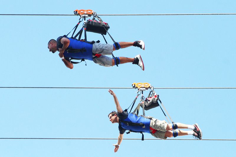Things to Do in Las Vegas Now Include SlotZilla's Upper Zoomline 11 things to do in Las Vegas