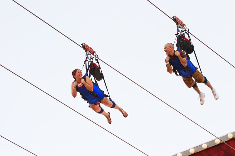 Things to Do in Las Vegas Now Include SlotZilla’s Upper Zoomline