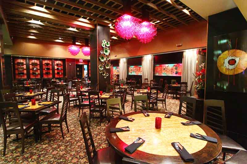 Interior of Lillie's at Golden Nugget in downtown Las Vegas