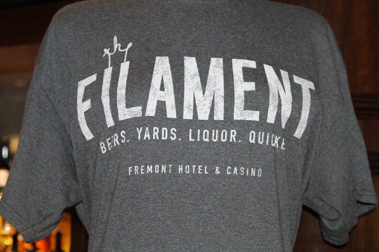 The Ultimate Date Night Challenge in Downtown Las Vegas 2 Filament Bar T-shirt