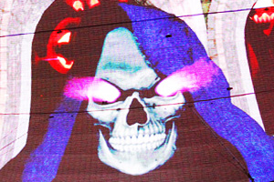 Dynamically-Generated Halloween Light Shows Are a First for Fremont Street Experience