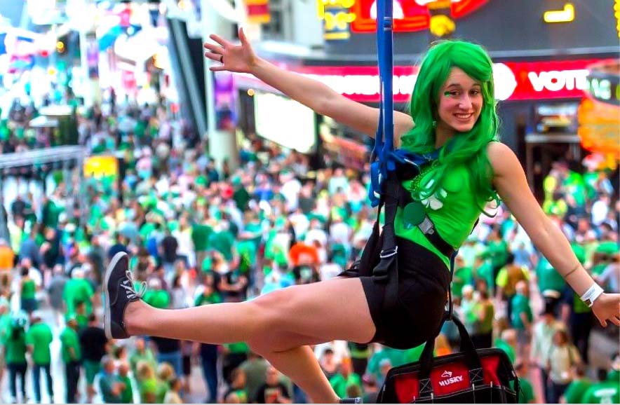 Slotzilla Zipline - Downtown Las Vegas