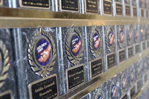 25 Fun Things To Do on Fremont Street if You’ve Blown Your Gambling Allowance 17 Golden Arm Wall Of Fame1