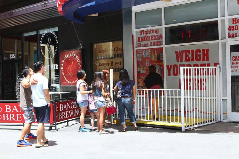 10 Surprising, Free Forms of Entertainment in Downtown Las Vegas 3 Heart Attack Grill weight scale
