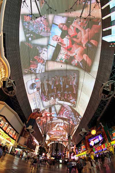 Fremont Street Experience Hosts World's Largest Instagram Wall 3 Worlds Biggest Instagram Wall2