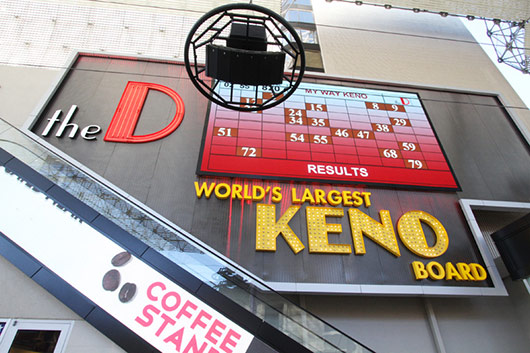 Worlds Largest Keno Board At The D In Las Vegas
