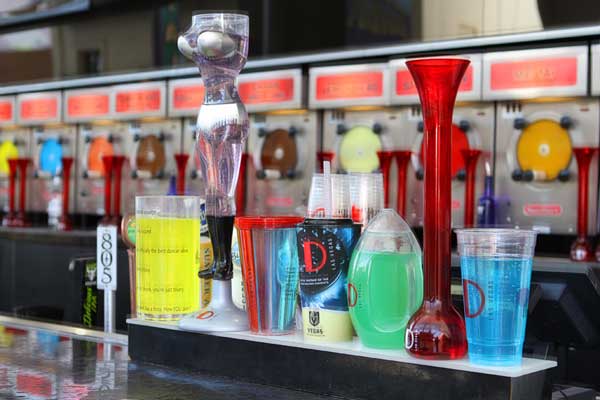 Refilling Your Drink During a Fremont Street Concert 2 Excitement on Fremont Street