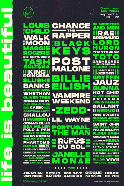lib lineup