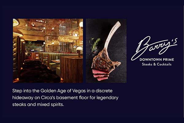 Coming Soon: Five Restaurants to Discover at Circa Resort 1 Barrys Steakhouse
