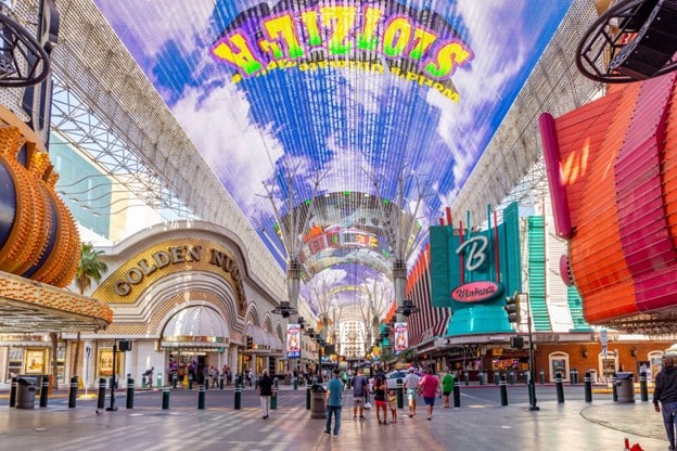 freemont street in downtown las vegas