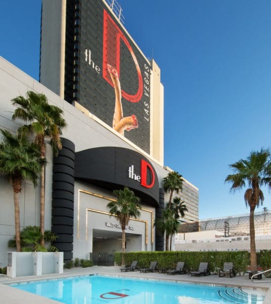 Golden Gate's sister property, the D's pool.