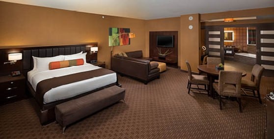 Rush Tower East End Suite accommodation at Golden Nugget Hotel in Las Vegas, Nevada.