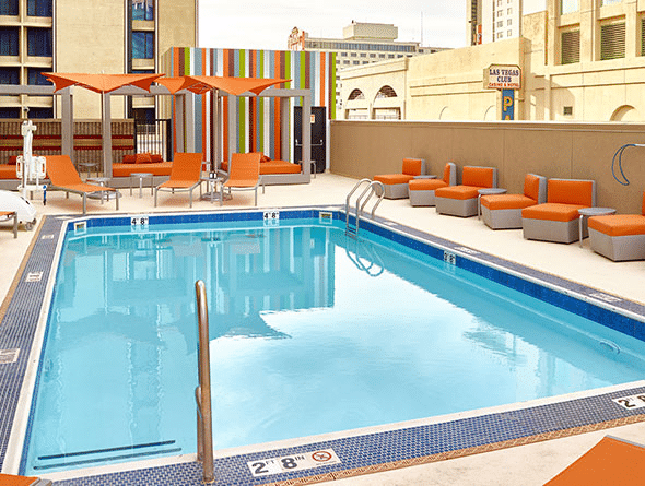 The pool at The Cal.