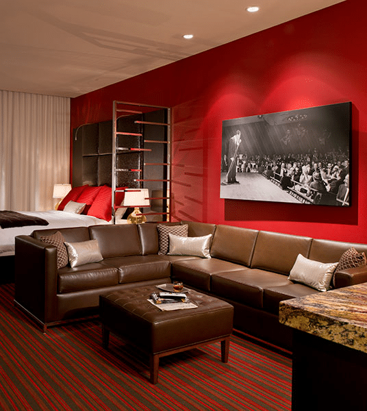 A room at Golden Gate Casino.