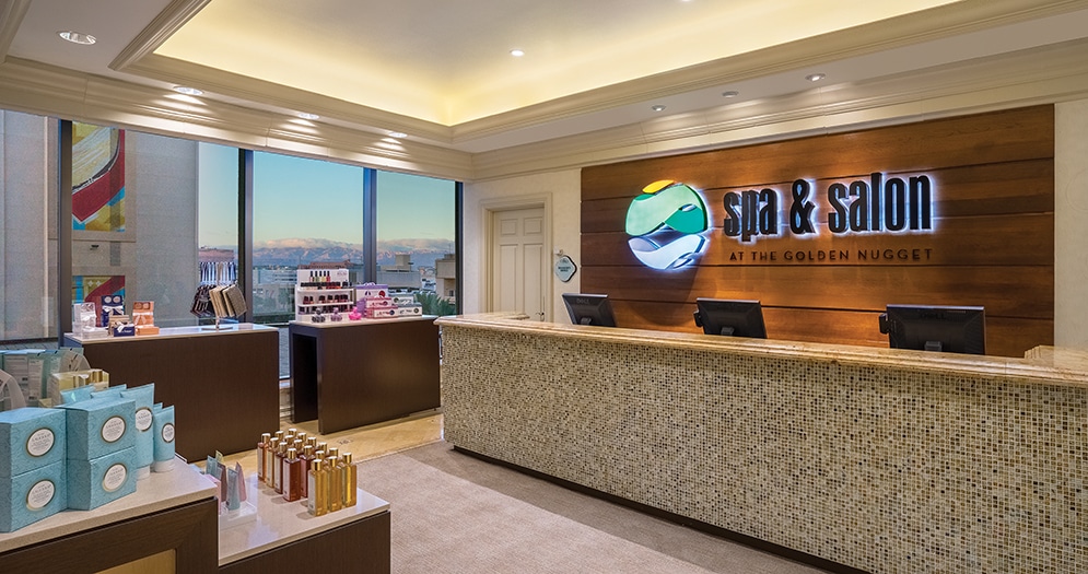 Spa Entry at the Golden Nugget Hotel.