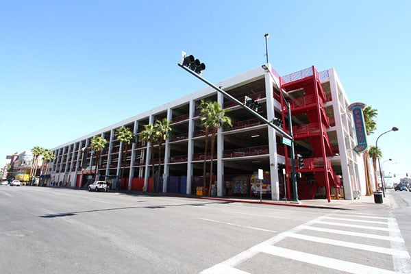 More Than You Ever Wanted To Know About Parking at Fremont Street Experience 1 parking garage at Fremont Street Experience in Las Vegas, Nevada.