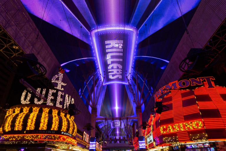 Viva Vision is the ultimate nighttime light show in Las Vegas. It attracts, on average, 25,000 people nightly and over 24 million people yearly. The show incorporates videos, images, sound and lights into an immersive show over your head. The featured artists in the shows do change as we are always adding new and exciting videos. The screen boasts 16.4 million pixels and is 1,375 feet long, 90 feet wide and suspended 90 feet above Fremont Street’s pedestrian mall. There are also 49.3 million LED lights and a 600,000-watt sound system used for Viva Vision. The shows are free and occur at the top of every hour from 6:00 p.m. until 2:00 a.m. daily. You can experience different artists each night at different viewing times. CTA: Check out the Viva Vision schedule. Daily Events