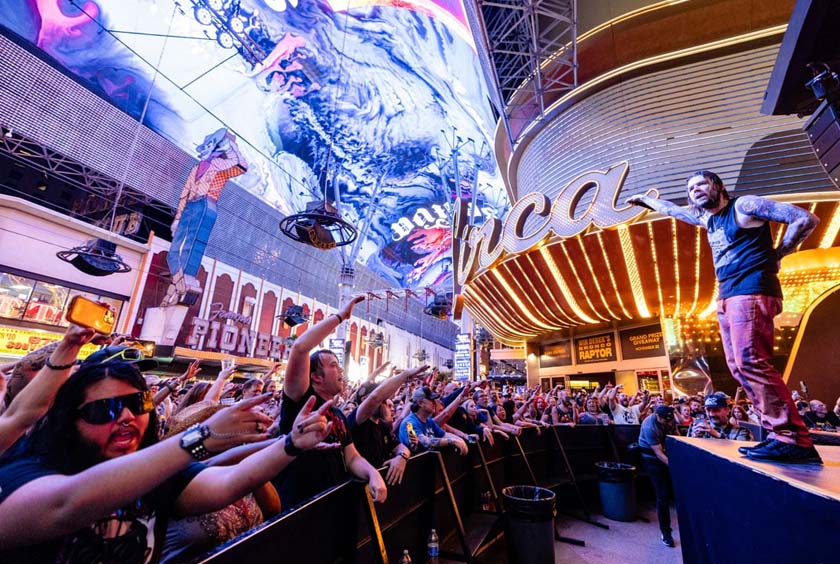 free concert at fremont street experience