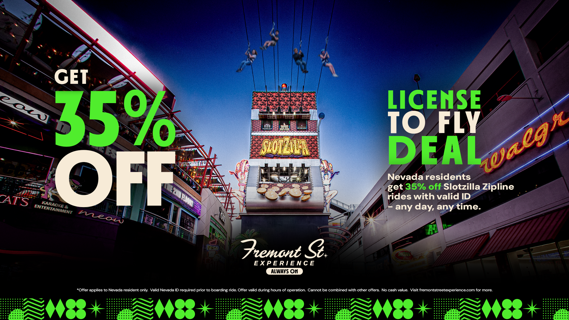 nevada residents discount on slotzilla
